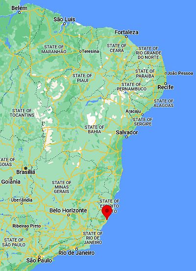 Vitória, ubicación en el mapa