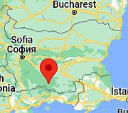 Rozhen, ubicación en el mapa