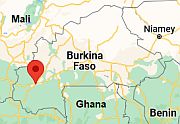Bobo Dioulasso, ubicación en el mapa