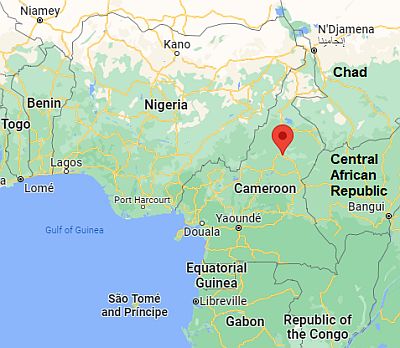 Ngaoundéré, ubicación en el mapa