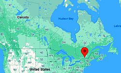 Montreal, ubicación en el mapa