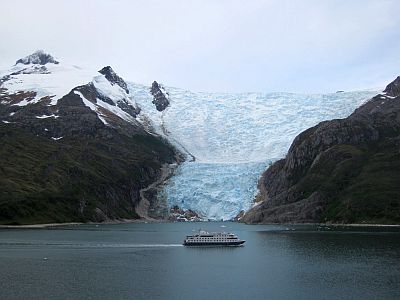 Chile, glaciar