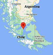 Punta Arenas, ubicación en el mapa