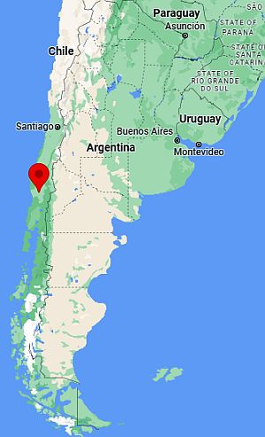 Temuco, ubicación en el mapa