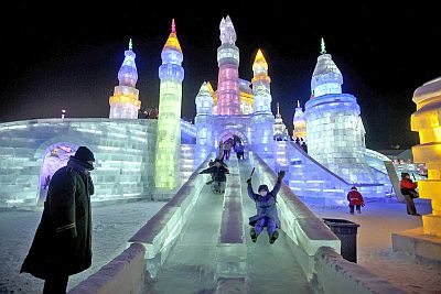 Harbin, festival Internacional de Esculturas de Hielo y Nieve