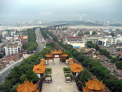 Wuhan desde la Torre de la Grúa Amarilla
