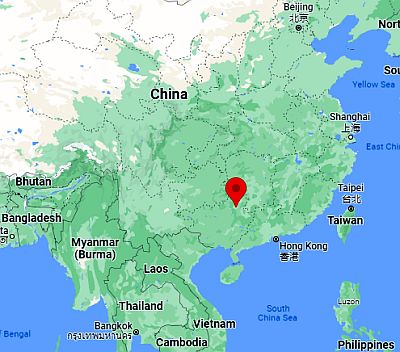 Guilin, ubicación en el mapa