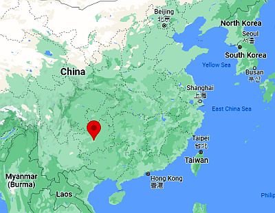 Guiyang, ubicación en el mapa