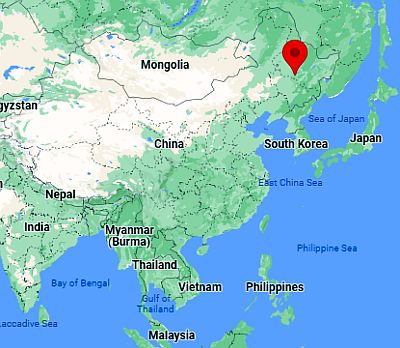 Harbin, ubicación en el mapa