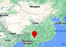 Kunming, ubicación en el mapa
