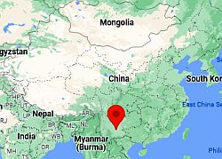 Kunming, ubicación en el mapa