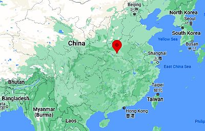 Nanyang, ubicación en el mapa
