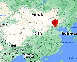 Pekín, ubicación en el mapa