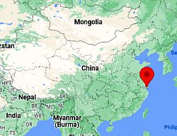 Shanghái, ubicación en el mapa