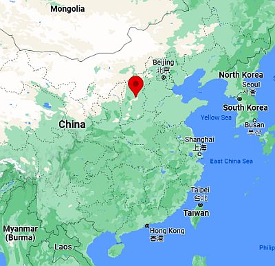 Taiyuan, ubicación en el mapa