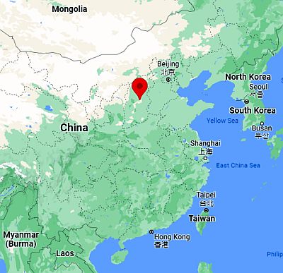 Taiyuan, ubicación en el mapa