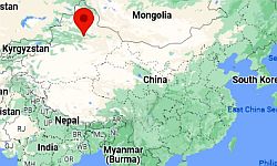 Urumchi, ubicación en el mapa