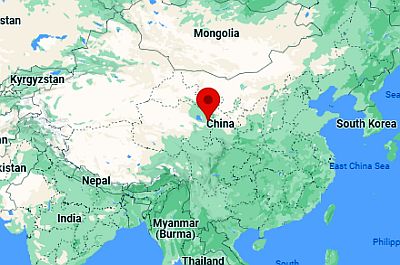 Xining, ubicación en el mapa