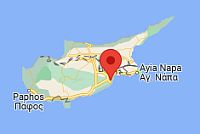 Larnaca, ubicación en el mapa