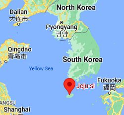 Jeju City, ubicación en el mapa