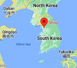 Seúl, ubicación en el mapa