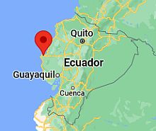 Manta, ubicación en el mapa
