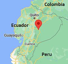 Puyo, ubicación en el mapa