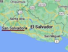 San Salvador, ubicación en el mapa