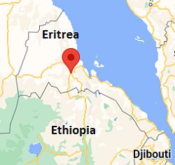 Asmara, ubicación en el mapa