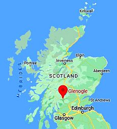 Glen Ogle, ubicación en el mapa