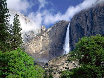 Cascada en el Parque de Yosemite