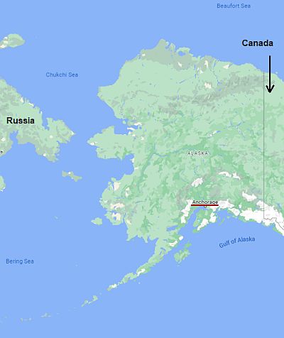 Anchorage, ubicación en el mapa