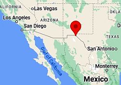 El Paso, ubicación en el mapa