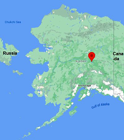 Fairbanks, ubicación en el mapa