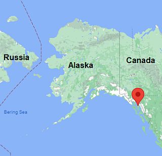 Juneau, ubicación en el mapa