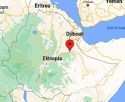 Dire Dawa, ubicación en el mapa
