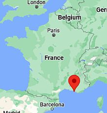 Marsella, ubicación en el mapa