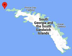 Isla Pájaro, ubicación en el mapa
