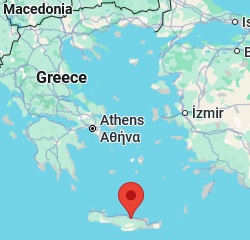 Creta, ubicación en el mapa