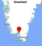 Narsarsuaq, ubicación en el mapa