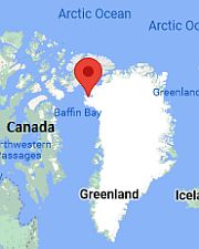 Qaanaaq, ubicación en el mapa