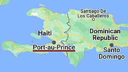 Puerto Príncipe, ubicación en el mapa