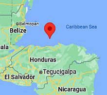 Roatán, ubicación en el mapa