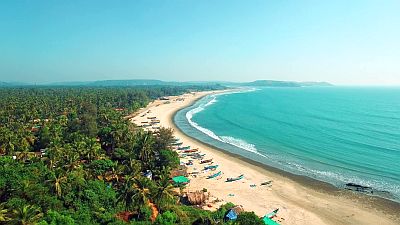 Playa de Goa desde arriba