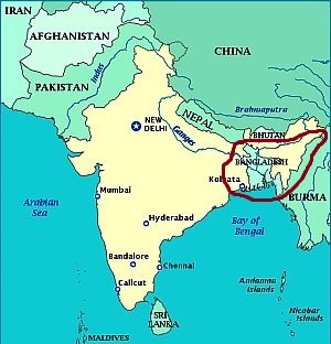 Clima del noreste de la India