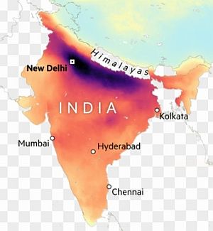 Contaminación en India