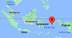 Ambon, ubicación en el mapa