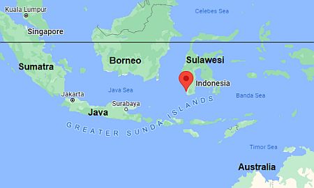Makassar, ubicación en el mapa