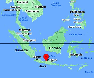 Semarang, ubicación en el mapa