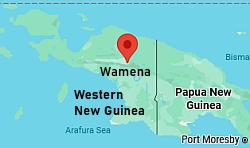 Wamena, ubicación en el mapa
